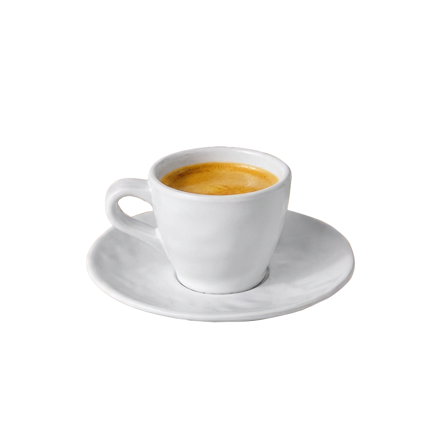 French Modern Durable White Long Lasting Dinnerware Set Melamine Plate Customizable Matte Embossed Single-Handle Coffee Mug