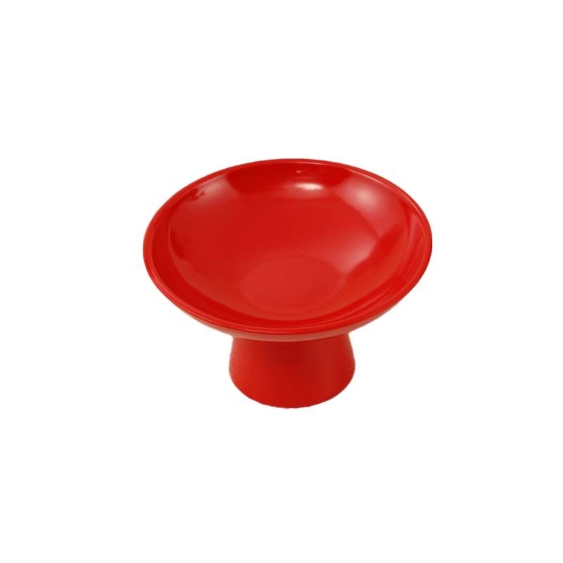 Modern Design Plastic Serving Bowl Good Quality Eco-Friendly Sustainable Polished Pedestal Snack Melamine Bowl for Camping