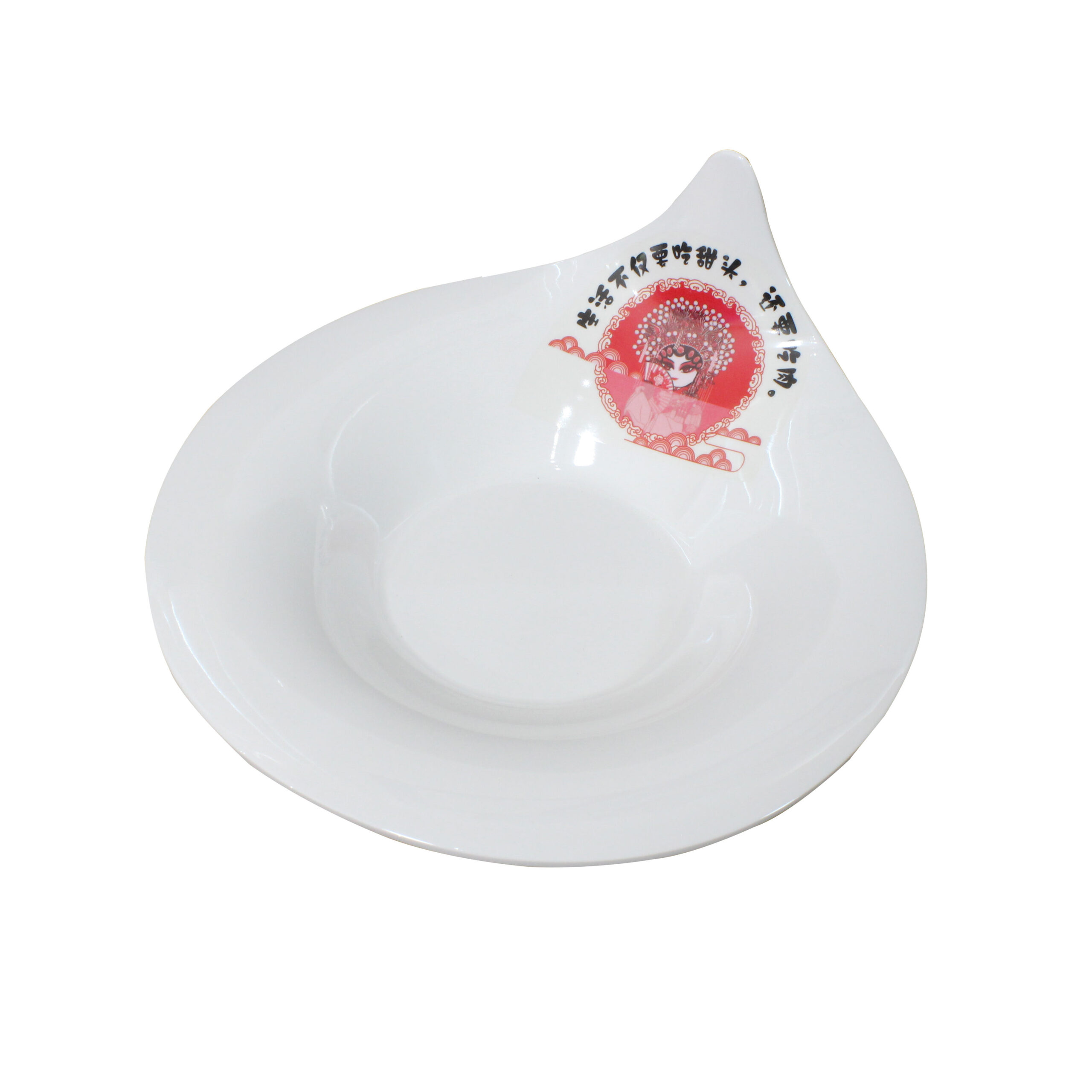 Beijing Opera Characters Design Melamine Dinnerware Sets Melamine Nordic Scandinavian Tableware Plates Sets for Different Cases