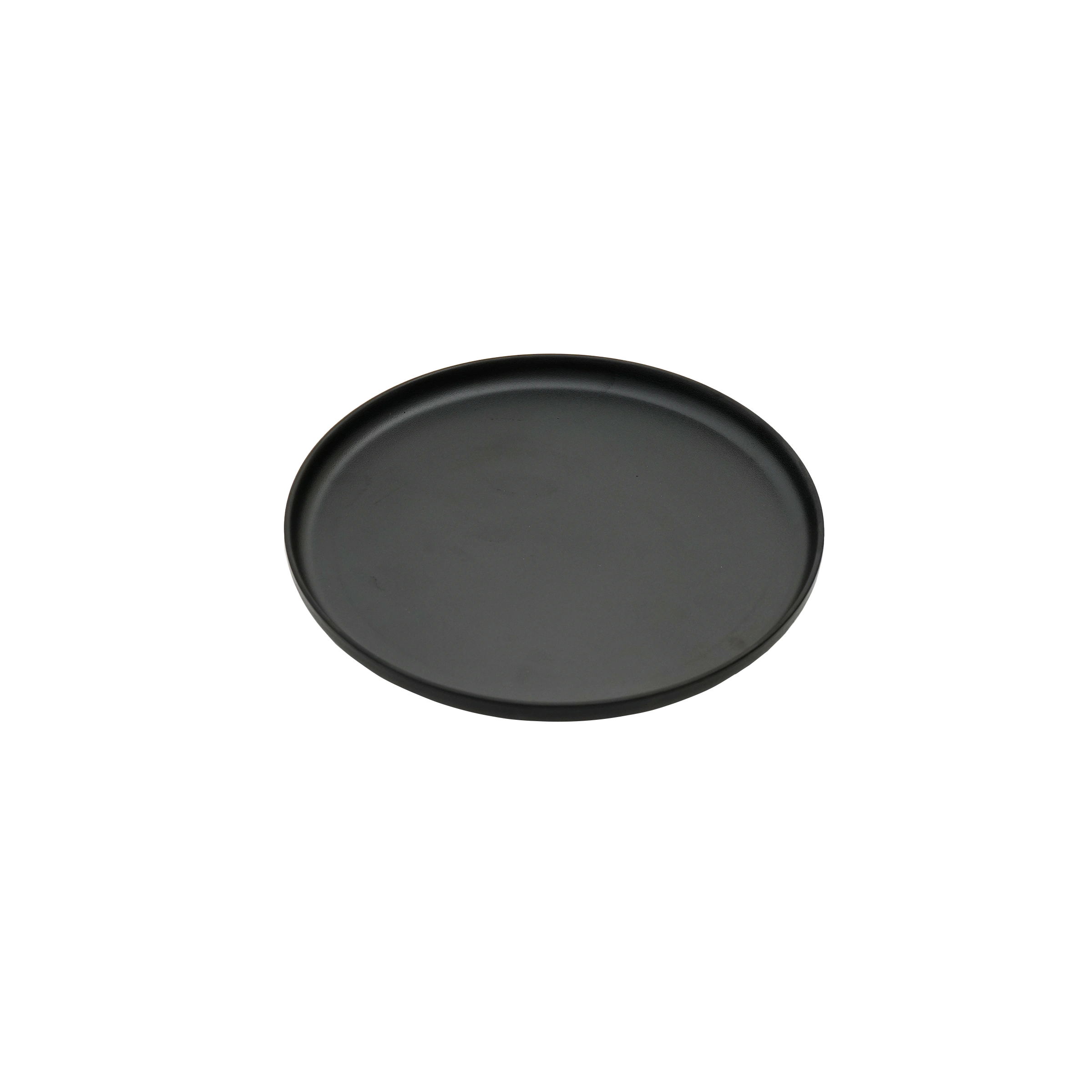 Low-Profile 8.3" Melamine Dessert Plate, Taupe Black White, Bakery