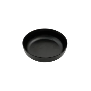 Shallow 8" Matte Melamine Salad Bowl, Wide Open Rim for Buffet