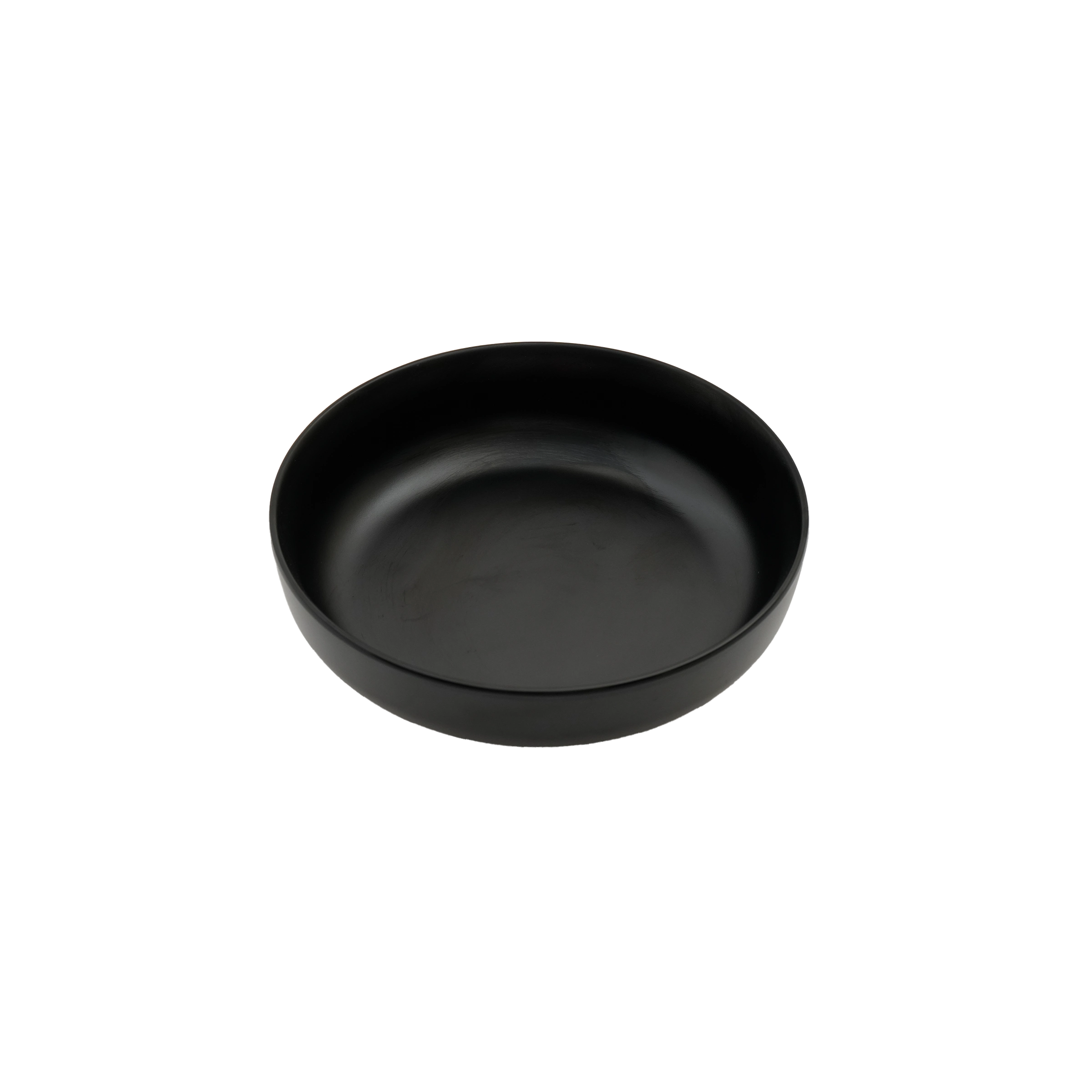 Shallow 8" Matte Melamine Salad Bowl, Wide Open Rim for Buffet